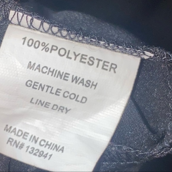 Black V-neck Ruffled Open Back Halter Dress - Picture 4 of 4